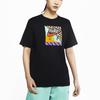Nike Color Block Printed Loose Crew Neck Short Sleeve T-Shirt Women Tops Black DN5883-010