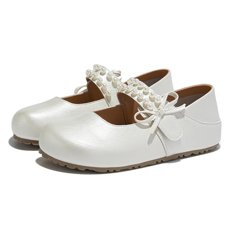 

2025 Новые женские туфли на плоской подошве с мелким вырезом Мэри Джейн Женская обувь Большой размер Балетки Лоферы для женщин 40 бежевый