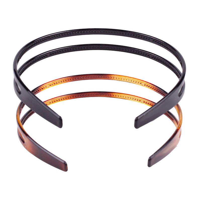 Korean Multi-Layer Non-Slip UV Gloss Headband with Teeth - High-End Hair Accessory.
