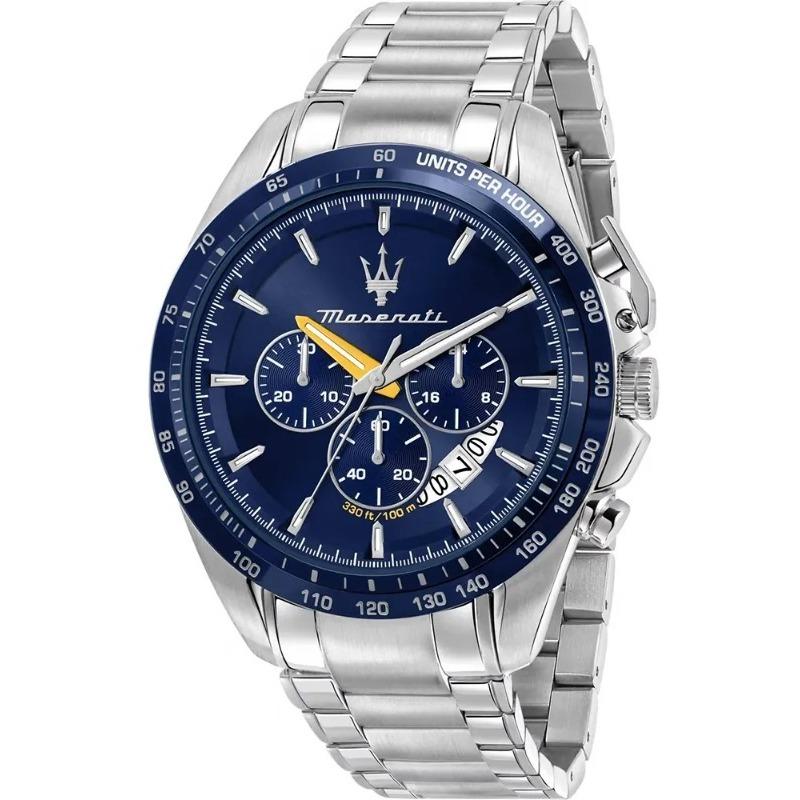 Maserati Traguardo Blue Metal Gents Quartz Chronograph R8871612039 синий