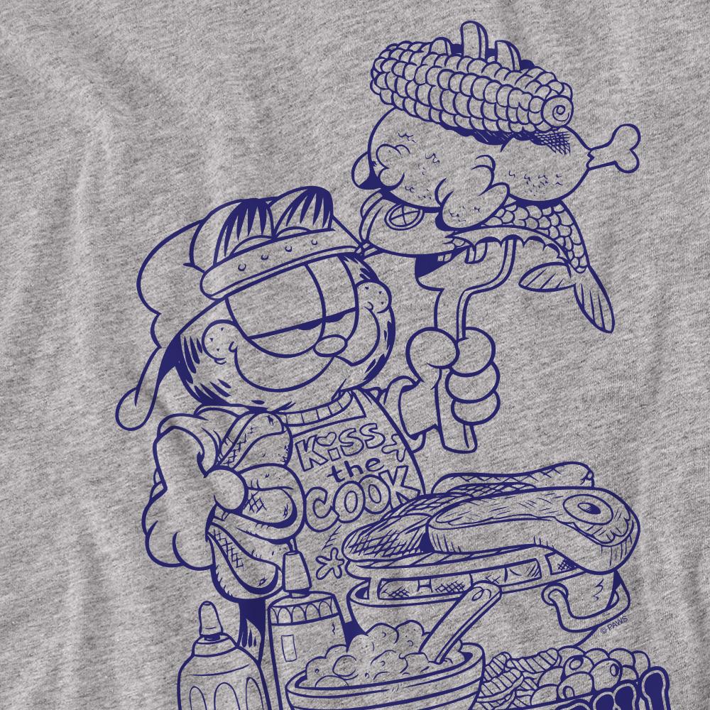 Garfield Unisex Adult King Of The Grill T-Shirt