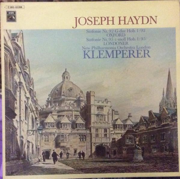 

LP Record HAYDN NEW PHILHARMONIA ORCHESTRA Sinfonie Nr. 92 Gdur Hob. 1.92 O 1C06302268 HIS MASTERS V 1972 Germany Classical Used