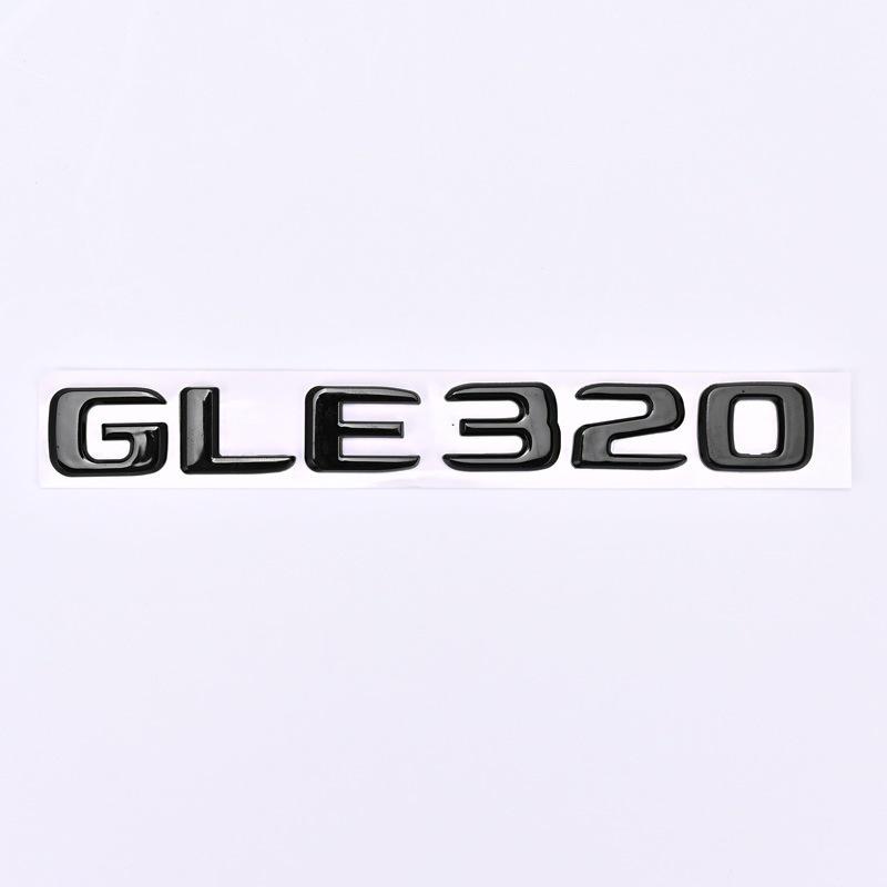 Compatible with New Mercedes GLE320, GLE400, GLE450, GLE500 Tail Badge Number Stickers