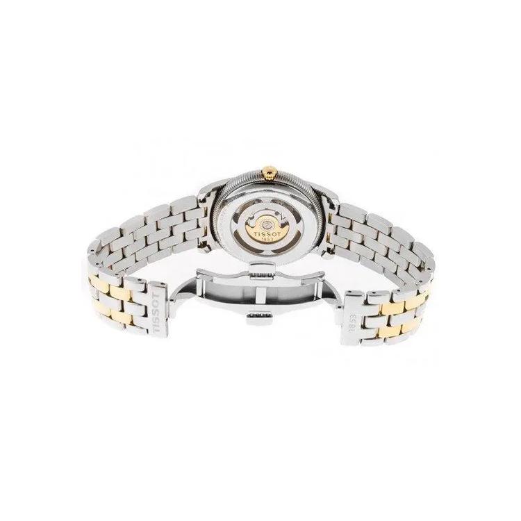 Tissot Halo Collection Automatik Mechanisches Uhrwerk Mode Herrenuhren Uhr 39,5 mm Schwarzes Zifferblatt T97.2.483.51