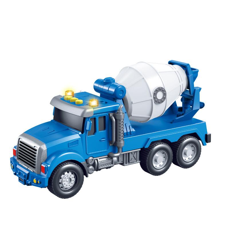 Multifunction Truck Mixer Inertia Vehicle Toy Sound Story Features Children Play