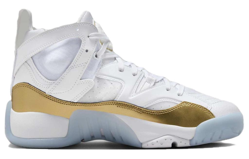 Jordan Jumpman Two Trey White Black Metallic Gold Ice Blue DR9631-107