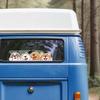 Cute Golden Retriever Shiba Inu Dog Car Sticker Waterproof Vinyl Decal on Bumper Rear Window Laptop Self-adhesive Decal For Car Accessories TM251