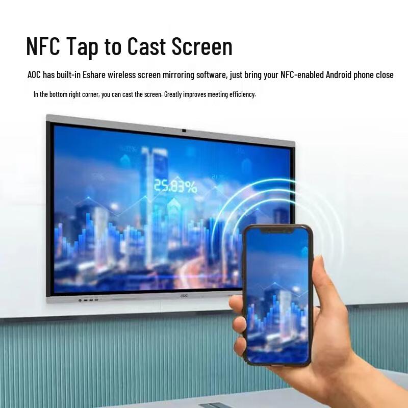 AOC 55-inch 4K Interactive Meeting & Learning Solution (CN version)