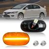 GemPro Honda Civic Hybrid Side Marker Kit with 4D Flashing Turn Signals, Vehicle Inspection Compliant, Clear Lens, Custom Honda Parts