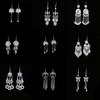 Ethnic style earrings Alloy silver-plated Miao ethnic minority Dong Yi earrings Earrings