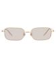 CUT TREND SUNGLASSES Square Sunglasses Metal Colored UV UV For For Unisex [Zoff] SUNCUTGlasses/UV100% (Gold (Matte) - ZY262G03_56F1) Frame, Lenses,