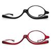 Fashion Women Makeup Reading Glasses Magnifying Flip Down Cosmetic Readers Eye Glasses For Women +1.0 To +4.0