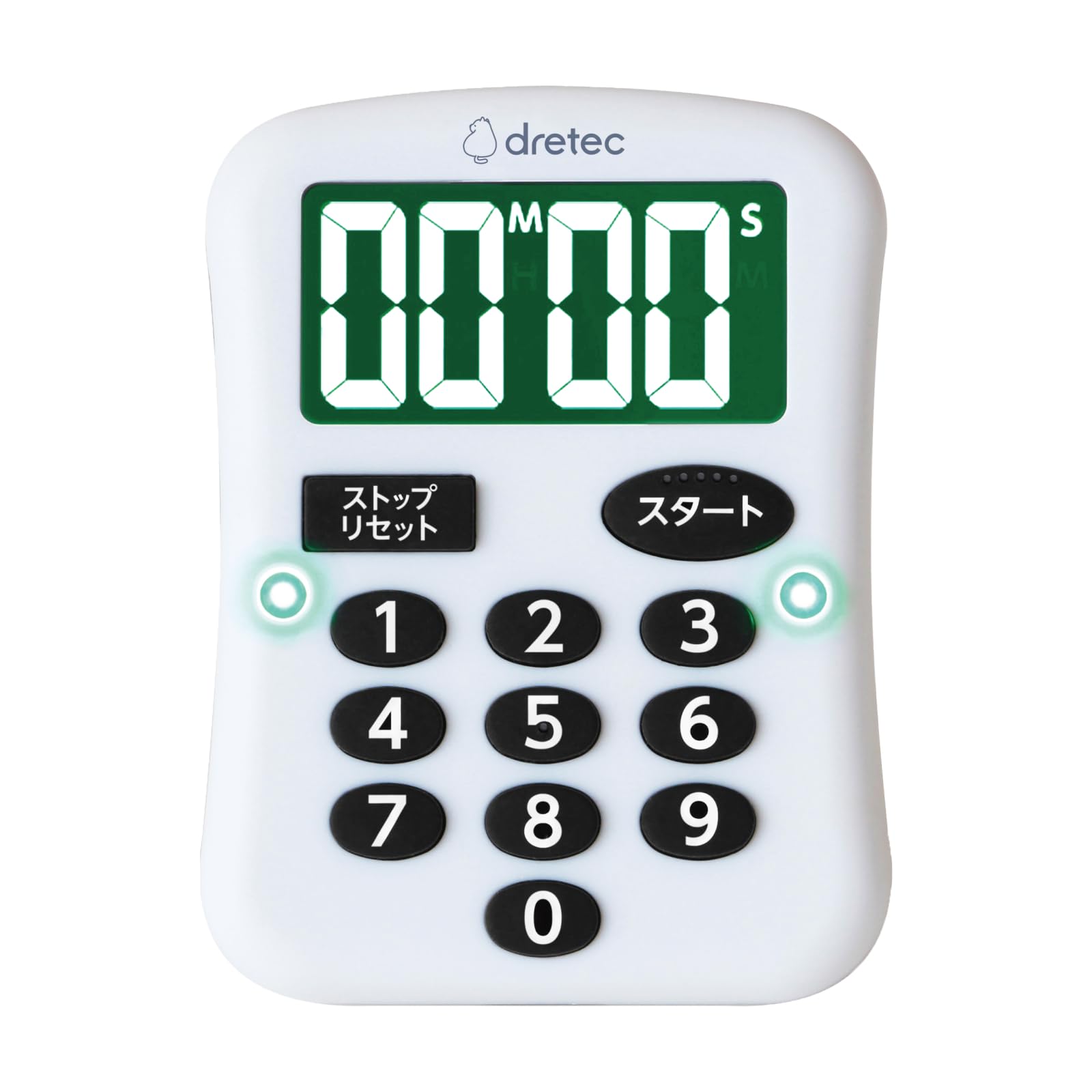 

Цифровой таймер Dretec с универсальным дизайном и магнитным настенным креплением, универсальный белый, с инвертированным мигающим светодиодом, поддерживаемый Японской ассоциацией Large, белый