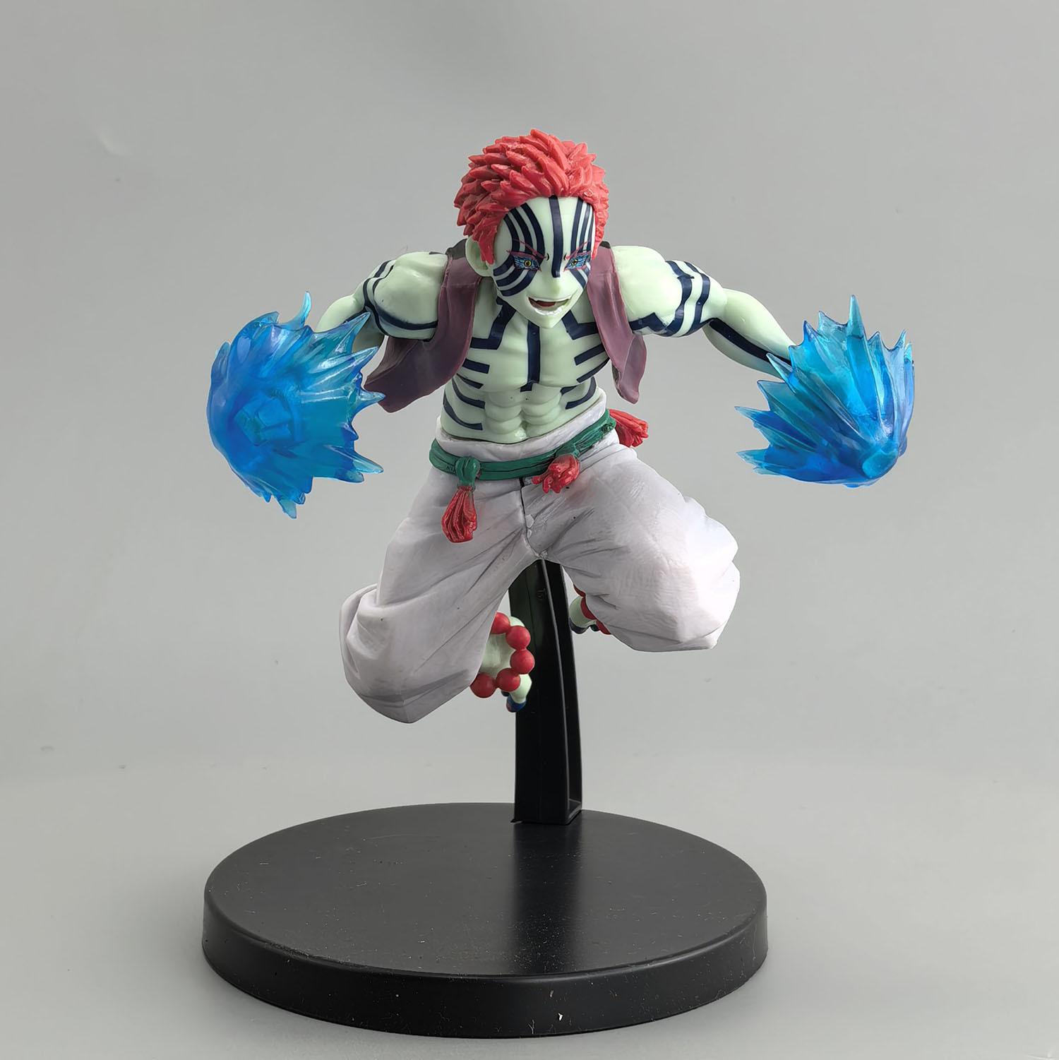 5pcs Animation Figure Demon Slayer Figures Slayer Akaza Figure Figurine Warrior Action Figure Miniature Playthings Animation Miniature Figure Car