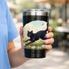 10Pcs PVC DIY Heat Transfer Paper for UV Sublimation Cup Cat Shape 240x110mm
