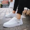 2024 Nowe Męskie Sneakersy Buty Casual Lekkie Skórzane PU Męskie Płaskie Buty Oddychające Wulkanizowane Modne Zapatillas De Hombre