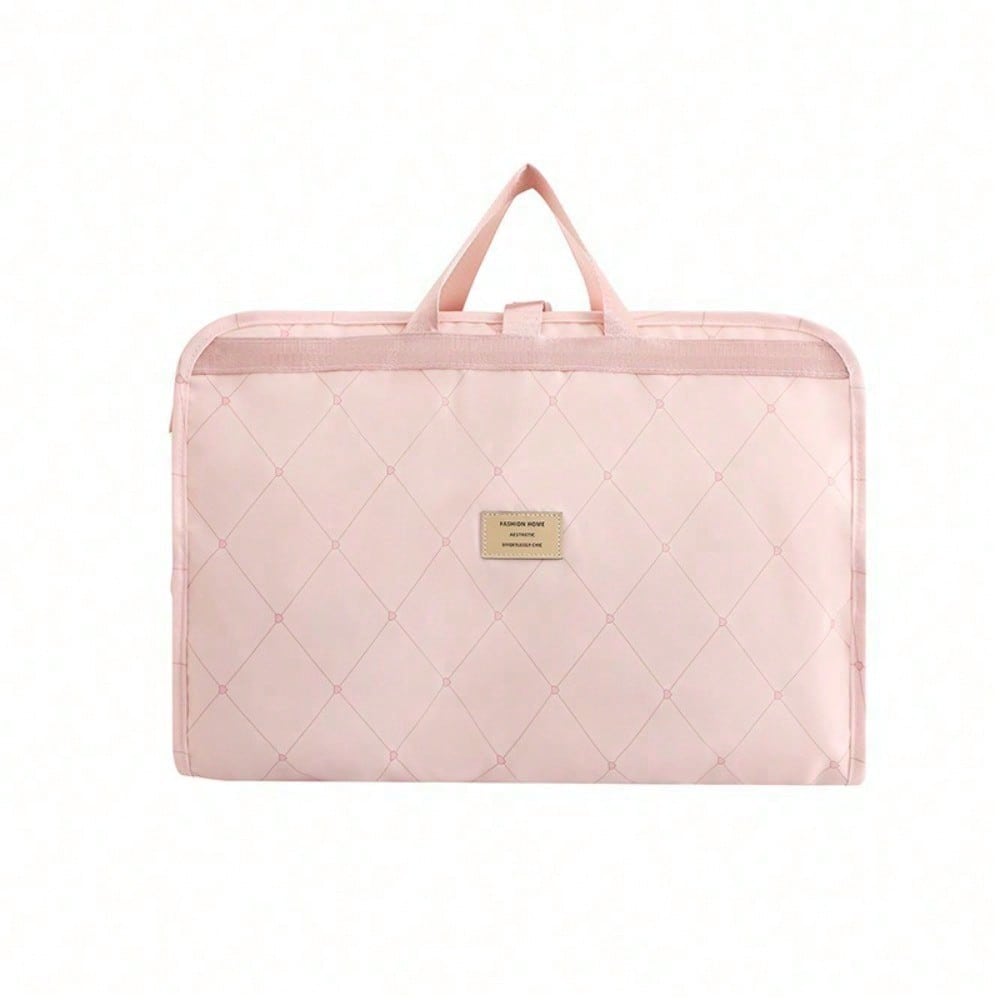 Hangable Grid Clothing Storage Bag Travel Storage Bag Multifunctional Going Out Clothes Sub-Packaging And Finishing Bag