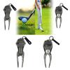 Golf Divot Repair Tool Groove Cleaner Multifunctional Lightweight with Magnetic Golf Ball Marker for Golfer Golf Supplies
