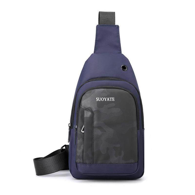 Unisex náprsní taška Jednoduchá úložná taška Lehká cestovní malý batoh Crossbody taška Móda Ležérní Jednotlivá Tašky