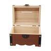 Lock And Key Piggy Bank Wooden Money Box Elegant Design Fundraising Tool