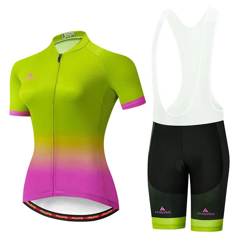 Women, MTB Bike Clothing, Racing Bicycle Clothes, Cycling Wear, Jersey Set, 2026 Summer Breathable Cycling Suit Set