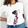White Dragon Ball Print Summer Men's and Women's T-shirts Parents and Children's Top 2000 Style Original Street Fashion Trend
