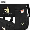 Marimo Craft Poké Piece Pokémon Square Zip Backpack, Black, W27 x H37 x D13cm, PKP-049