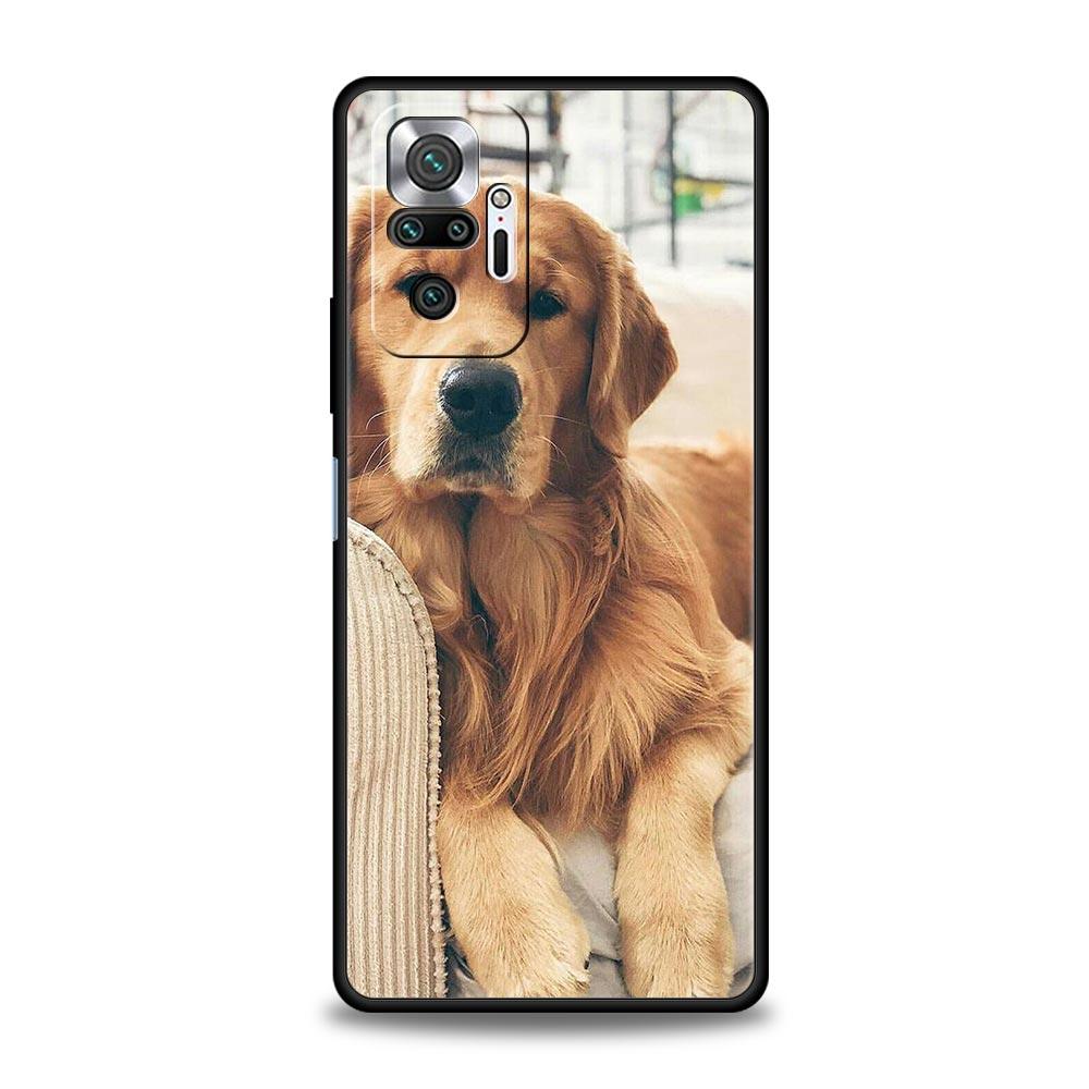 Labrador Golden Retriever Dog Phone Case For Xiaomi Redmi Note 14 13 12 5G 9S 9 10 11 Pro Plus 9T 14C 13C 12C 10C 9C 9A Cover