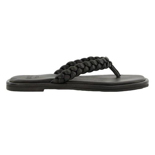 Dune London Womens/Ladies Loxx Plaited Leather Toe Post Flat Sandals