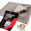 Faraday Fabric X Home 5G EMP Shielding Faraday Bag for EMP and EMF DIY RFID Blocking EMF WiFi Jammer (44" 36") — & — Military-Grade Protection, —