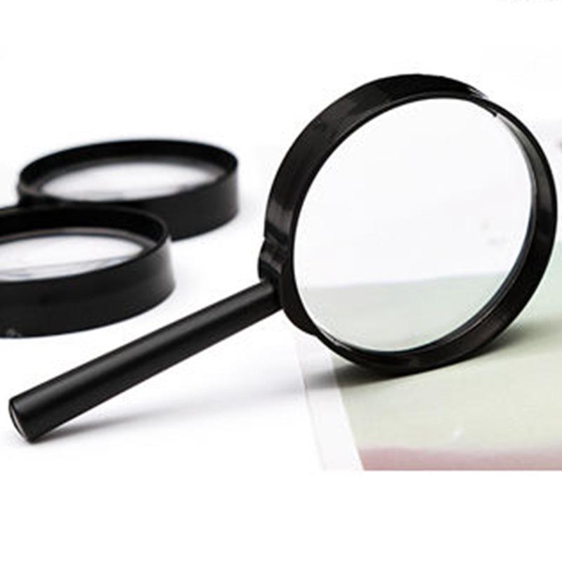 Handheld Magnifying Glass for Elderly Reading - Ideal for Newspapers; Compact Magnifier Gift.