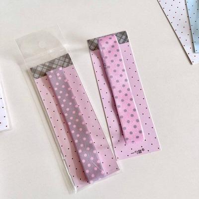 Creative Polka Dots Elastic Strap Double-sided DIY Decoration Band Binding Rope Notebook Straps Storage Accessory