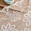 1 st/3 st/5 st-Bordslöpare i polyester, Europeisk ihålig spetsduk, Enkel stil enfärgad bordsduk, Hemdekoration