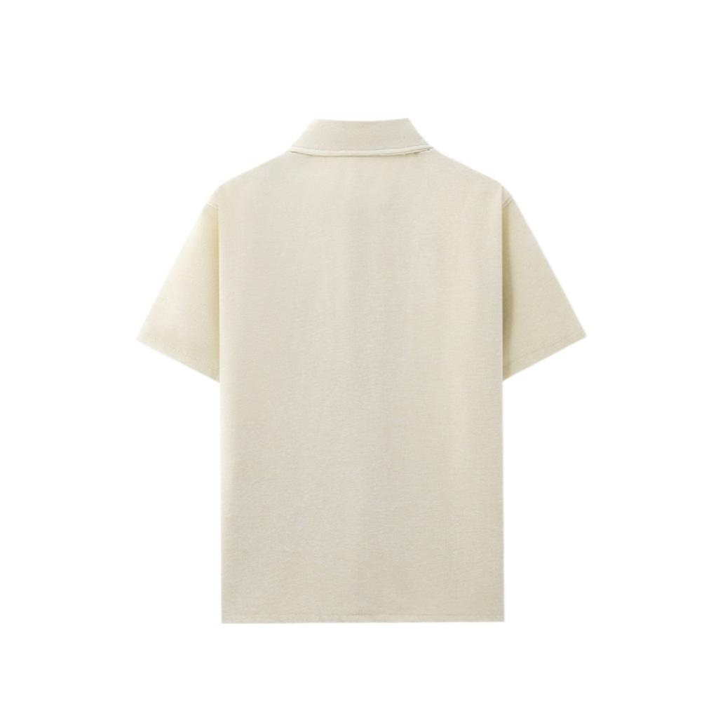 Men's Summer Solid Color Gold Velvet Shirt Summer Casual Knitted Short-sleeved Lapel Shirt