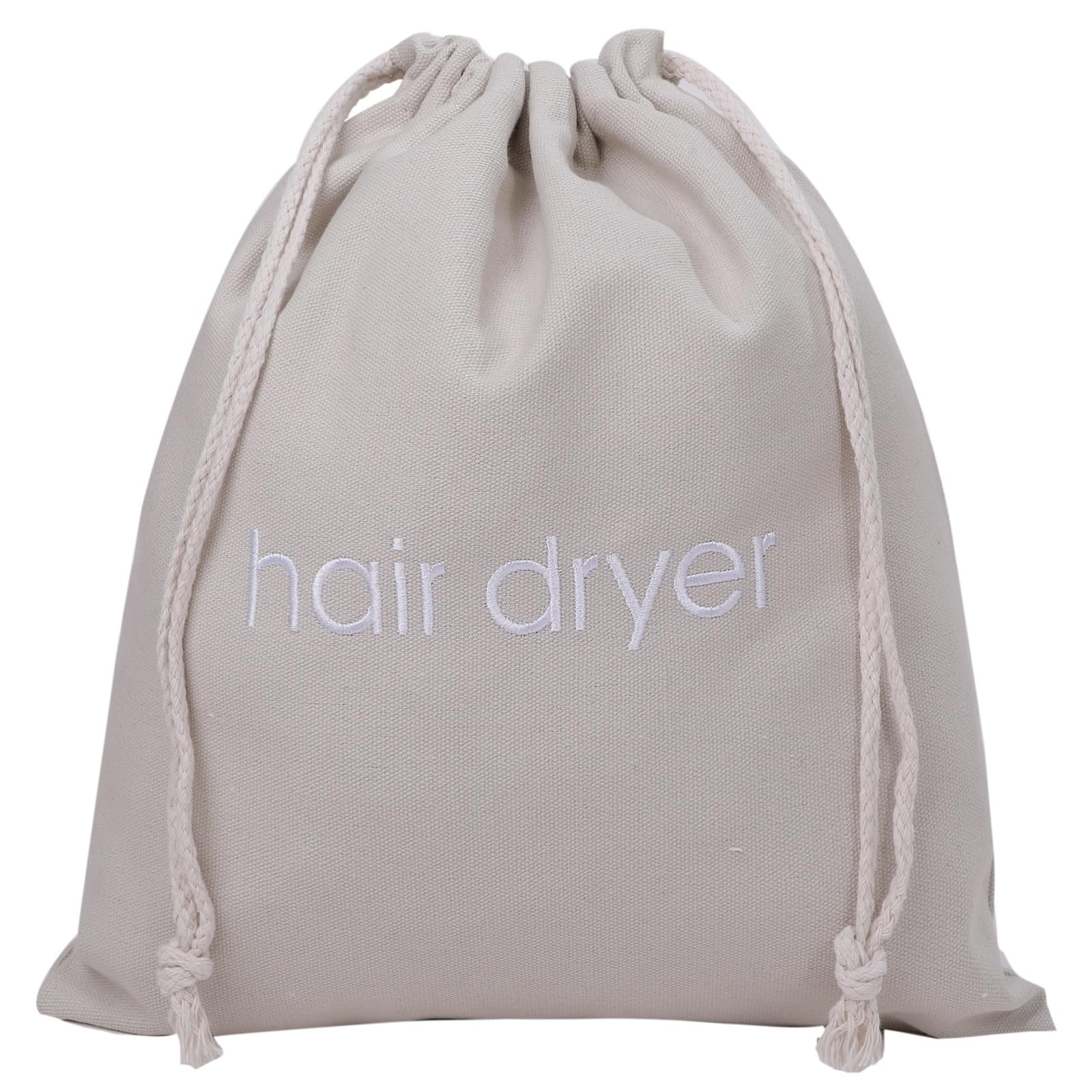 

Rubonarie Hair Dryer Storage Bag, Drawstring Storage Pouch, Hair Dryer Bag (Gray)