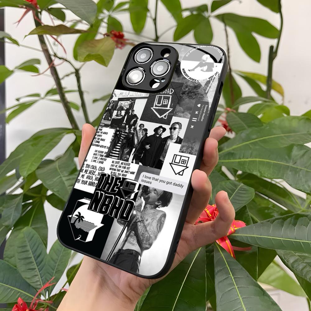 The Neighbourhood Band Phone Case for Iphone 17 Air 16 15 14 12 11 13 Pro Max Mini X Xr Xs Puls Black Glass Cover