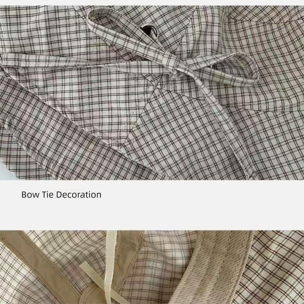 Korean Style Wide Brim Bucket Hats Summer Sunshade Basin Caps Plaid Bucket Hats  Sun Protection