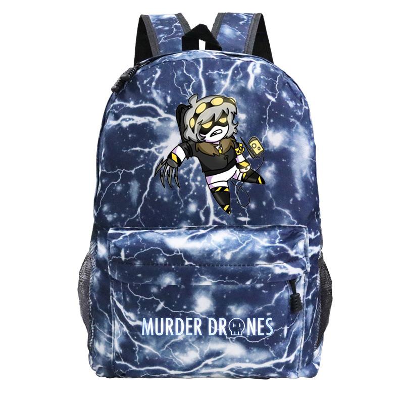 Anime Murder Drones Peripheral Fashion Children's Backpack Large Capacity Load Reduction Student Leisure School Bag