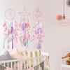 Jetec 3 Pcs Dream Catcher Moon Sun Star Design Handmade Traditional Design Craft Ornament Wall Art Hanging Home Decoration Bedroom Wedding(Pastel Colo