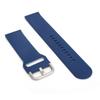 Watch Bands Silver Buckle Silicone Strap Soft Wristband Replacement for Samsung Huawei Amazfit Xiaomi Color Watch Gamin