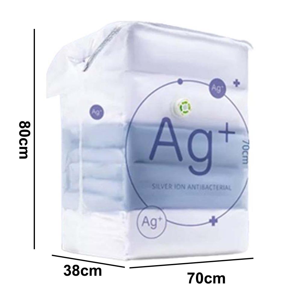 

1 шт. Компактные пакеты для экономии места Прозрачные вакуумные пакеты для хранения Хранение одежды 80x70x38x38cm