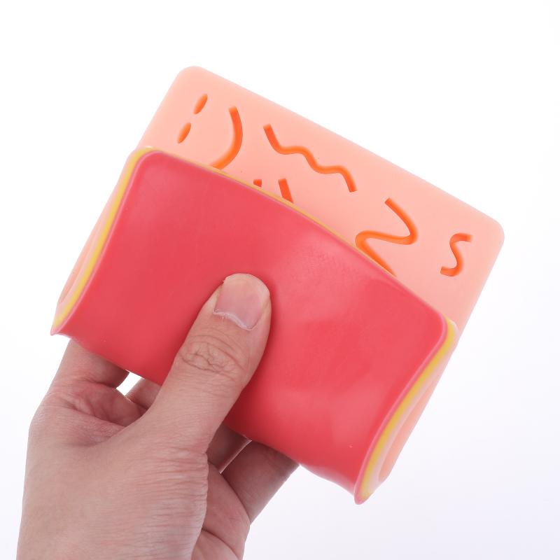New New Skin Suture Model Wound Silicone Suture Pad Y Traumatic Suturing Training Pad Reusable Silicone Suture Practice Mat