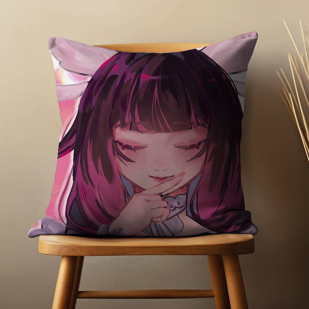 Genshin Impact C-Columbina Throw Pillow Case For 45x45cm,55x55cm,30x30cm For Home Bedroom Decoration And Protector