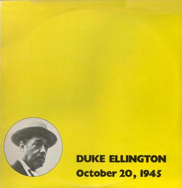 

LP Record DUKE ELLINGTON - October 20, 1945 Q006 Queen-Disc Italy Jazz Used