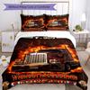 Kw Heavy Trucks Customize Your Name Bedding Set Breathable Duvet Cover with Pillowcases Home Decoration Birthday Gift