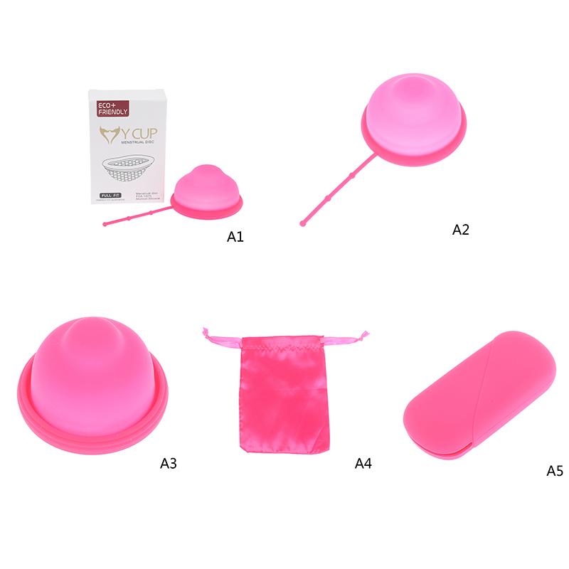 Coupe Menstruelle Disque Silicone Extra-Fin Disque Menstruel Tampon Ou Serviettes Alternatives