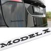 ABS Car Rear Sticker Letter Side Emblem Trunk Tail Badge for Tesla MODEL 3 MODEL S MODEL X Exterior Accessories