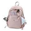Women's Small Nylon Backpack Lightweight Waterproof Daypack with Front Pocket for Travel Daily Use