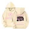 Girl Group Printed Long Sleeve Hoodie Sweatshirt for Girls Casual Everyday Wear