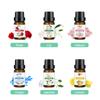 Flame Aroma Diffuser Plant Organic Essential Oil Set Flame Air Humidifier 180ml With 9-12 Hours Aromatherapy